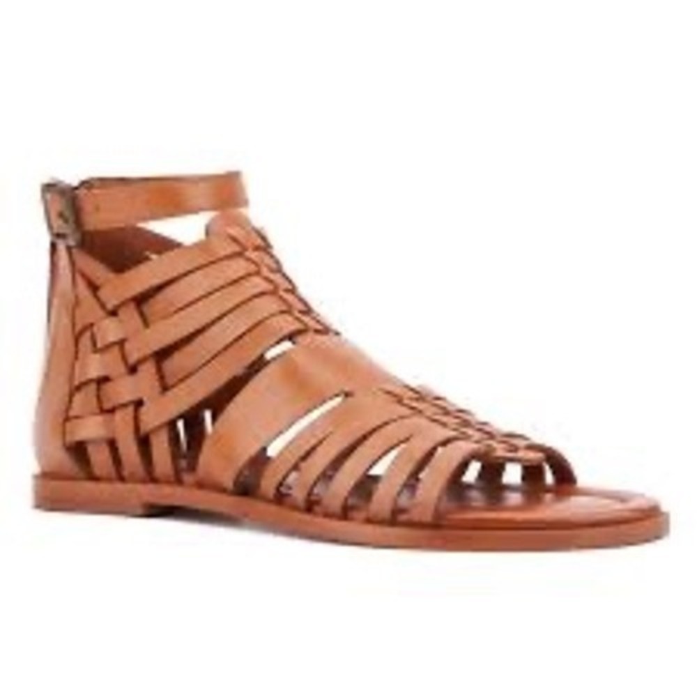 Vintage Foundry co. Hudson Strappy gladiator Sandals leather women's size 10